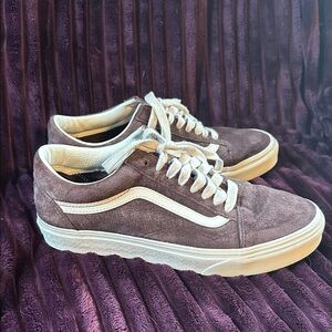 Vans wine/purple women’s size 9 Suede Sneakers